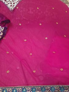 heavy Party Saree With Blouse