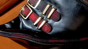 Imported Unique Plaid Straps Bag