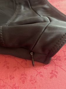 H&amp;M Black Satin Dress