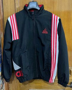 ADIDAS BLACK WINDCHEATER JACKET