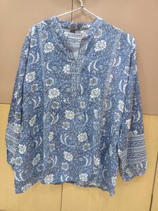 Floral Print Short Kurta