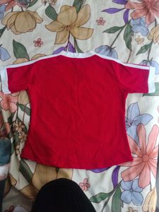 Red & White Striped T-Shirt