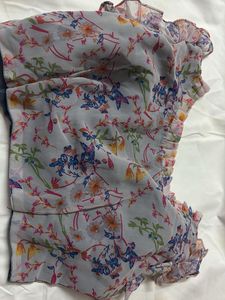 Floral Ruffle Blouse