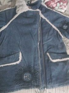 Denim Jacket with Sherpa Lining