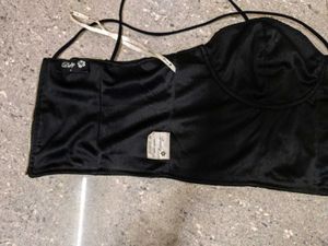 Black Lacey Punk Bralete Top