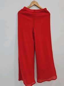 Red Palazzo Pants