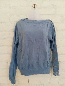 Cashmere Sky Blue Sweater