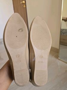 Nude Slingback Flats