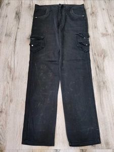 Sc3578 Sabrin Cargo Jeans Size 30