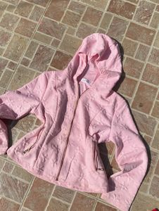 Cute Pink Quilted Hoodie