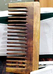 Wide Wooden Hair Comb
