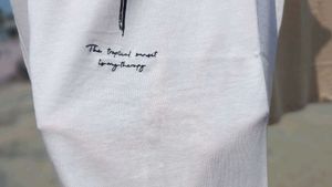 Mango White Palm Print T-Shirt