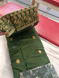 Green Embroidered Salwar Kameez