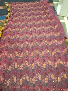 Heavy Embroidered Saree