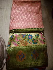 Weaving Paithani Material 3 Mtr