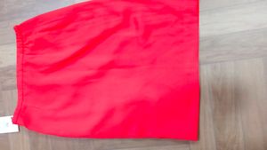 Branded Red Skirt