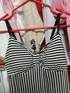Padded Stripped Dress