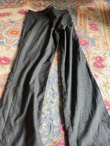 Gray Wide Leg Trousers