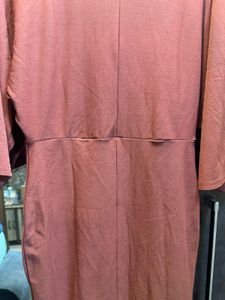 PrettyLittleThing Archer Tobacco Cape Midi Dress