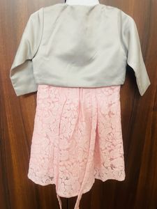Peppermint Dress With Shrug