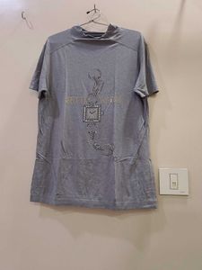 Graphic Print Grey T-Shirt
