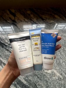 Neutrogena Sunscreen And Facewash