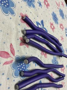 Purple Hair Curlers