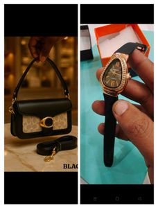 Coach Bag + Watch Combo