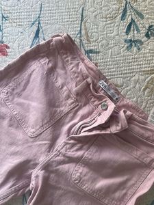 Zara Pink Cargo Pants