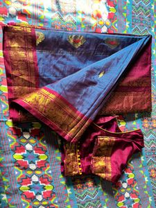 Sico gadwal saree with blouse