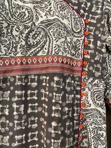 Batik Print Ethnic Gown