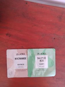 Zudio NIACINAMIDE and SALICYLIC ACID sheetmasks