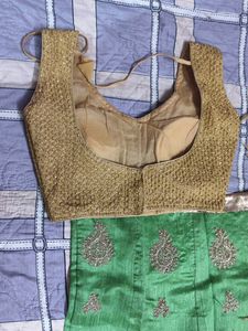 Gorgeous Green Lehenga Choli Set