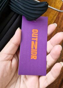 Outzidr Black floral maxi dress (New with tags)