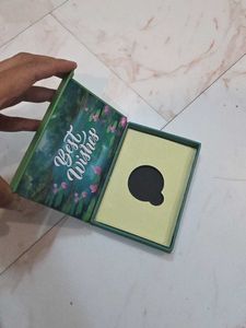 Best Wishes silver coin empty box