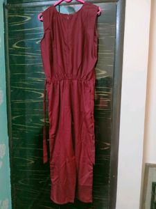 Maroon Jumpsuit