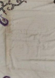 Used Embroidery Bedsheet Size - 105&#34; x 90&#34;