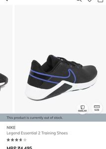 NIKE Navy Blue Men Sports Shoes