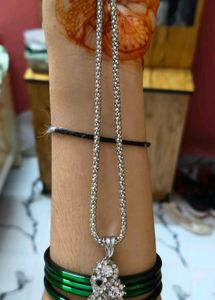 Sparkling Silver Necklace