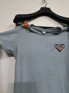 Sky Blue Women Top