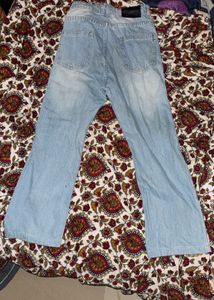 Ripped flarred  Denim Jeans