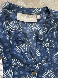 Blue Printed Kurta