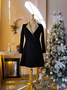 Chic Black Swing Premium Coat
