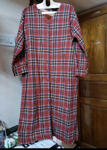 Red Plaid Shirt Dress