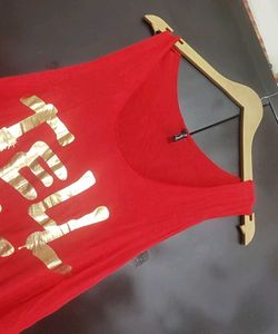 Red🔴 Sleeveless Top For 36 Bust