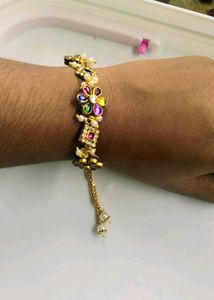 Floral Adjustable Bracelet