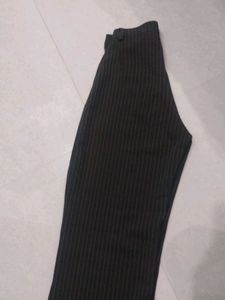 Pinstripe Wide Leg Pants