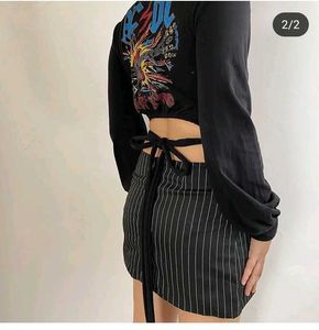 ACDC Crop Top
