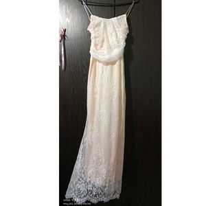 Lace White Dress With Shrug