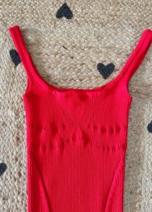 ZARA Red Bodycon  Dress